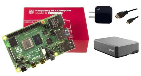 Kit Raspberry Pi 4 B 8gb Original + Fuente + Gabinete + Cooler + HDMI + Mem 64gb + Disip   RPI0112